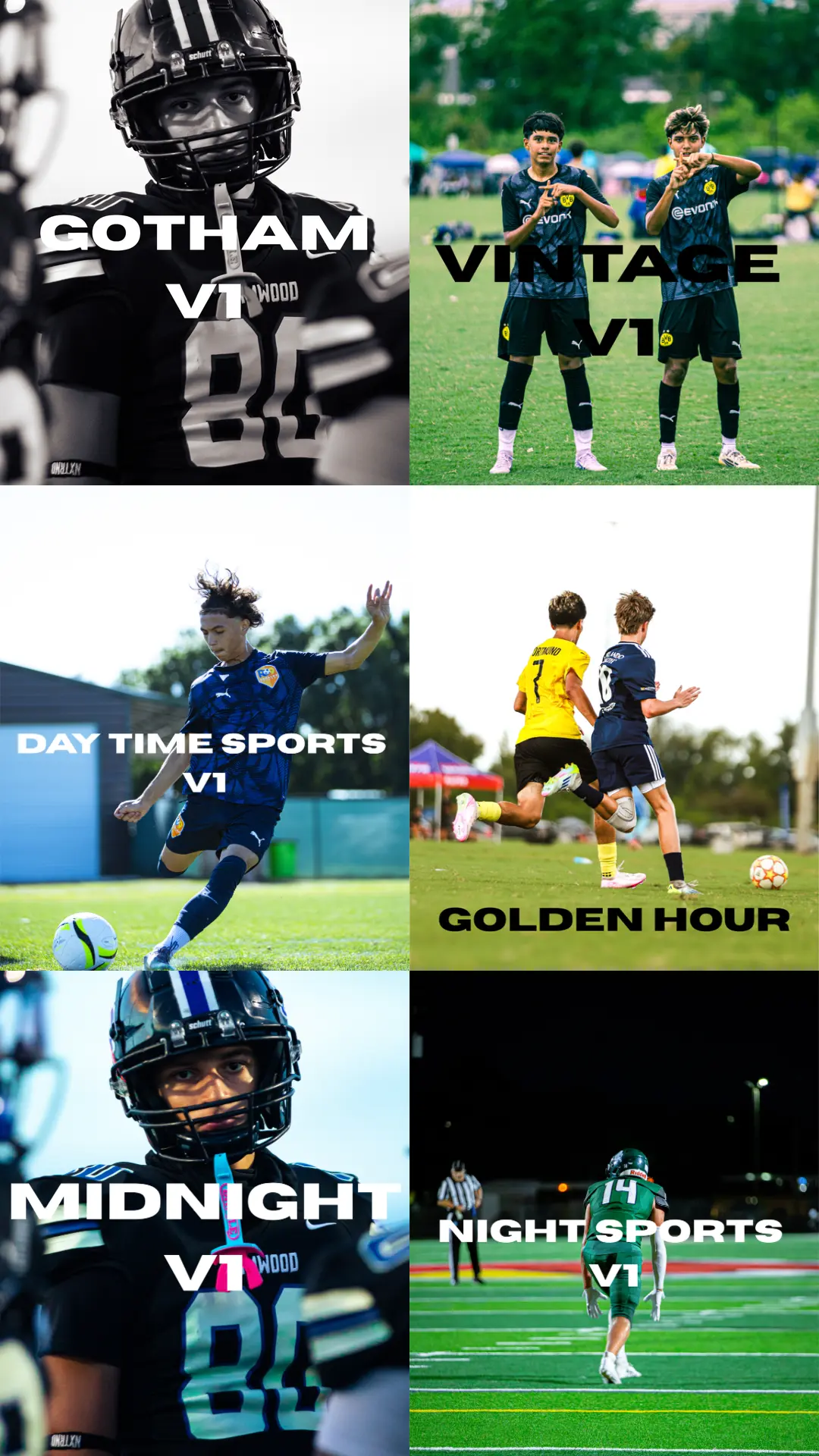 Game Day Preset Pack cover